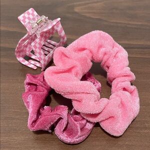 Pink Hair Accessories Set